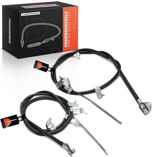 Frankberg 2x Handbrake Cable Disc brake Rear Left Right Compatible with R.A.V 4 III A3 2.0L 2.2L 2006-2009 Replace# 4643042140