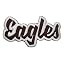 Maroon Twill/White Outline