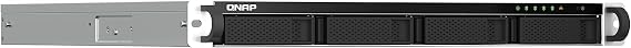 QNAP TS-464U-RP-8G-US 4 Bay High-Speed Rackmount Dual-2.5GbE NAS Intel Celeron N5105/N5095 CPU, 8GB DDR4 Memory and 2.5GbE (2.5G/1G/100M) Network Connectivity (Diskless)