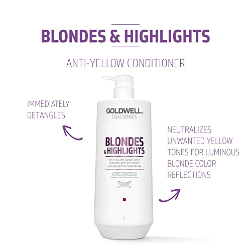 Goldwell Dualsenses Blondes & Highlights Anti-Yellow Conditioner 1L #TOP1