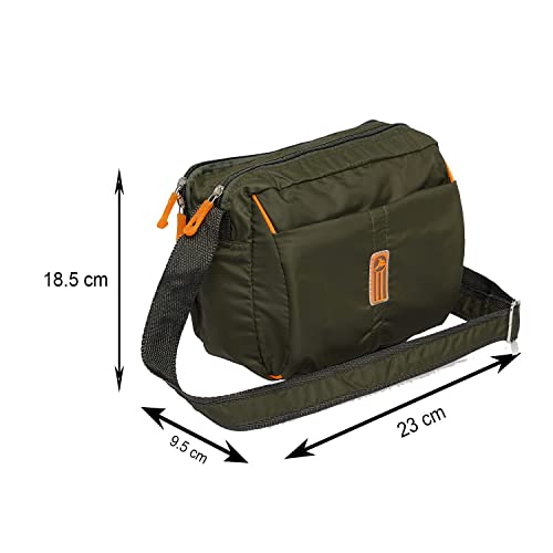 Atipriya Sling Bag Stylish Cross Body Travel Office Business Messenger Bag for Men Women, pack of 1 green 1 41PhDNp3zRL. SL500