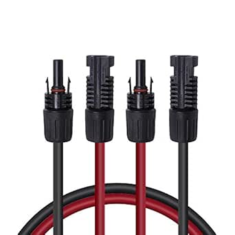 Renogy 20FT 12AWG Solar Panel Extension Cable with Male and Female Connectors