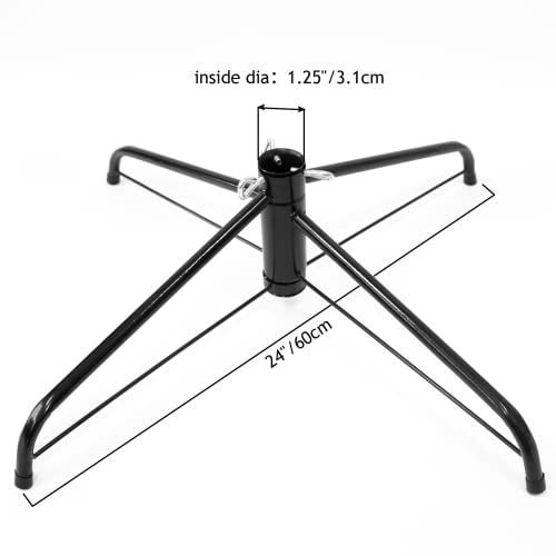 Maylai Christmas Tree Stand for 3 to 7 Ft Trees Great Artificial Christmas Tree Stand (24 inch)