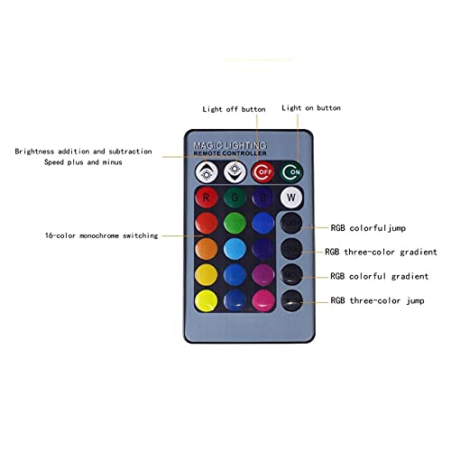 Lumière LED 3D Étoile de la Mort avec télécommande tactile 16 couleurs - 6