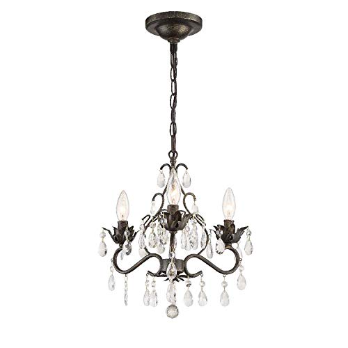 Crystorama Paris Market 3 Light Mini-Chandelier #TOP1