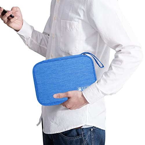 Estuche electrónico portátil Lcsmaokin impermeable contra pérdidas de tarjetas SD y cables 8