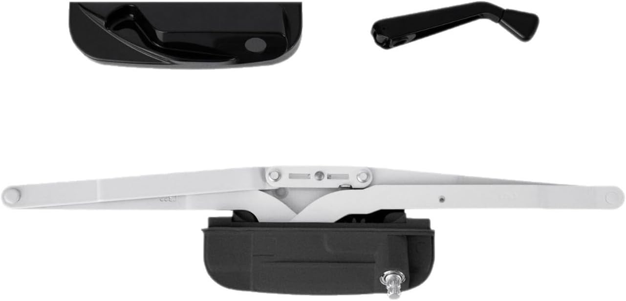 Manual Window Opener for Sunroom Kitchen Top-Hung Windows, Zinc Alloy Hand Crank