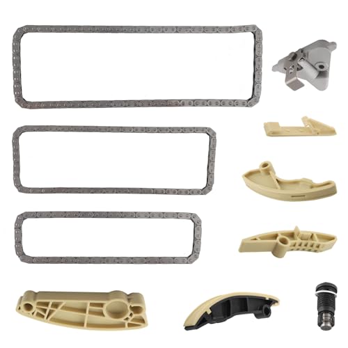 Image of maXpeedingrods AJ813317 JDE40539 Engine Timing Chain Kit for Land Rover R-ange Rover Evoque L551 2.0, for Jaguar E-Pace X540 F-Pace XE XF X260 2.0D LR091746, JDE38698