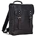 Kenneth Cole Reaction Colombian Leather Single Compartment Flapover 14.1” Laptop Backpack (RFID), Brown