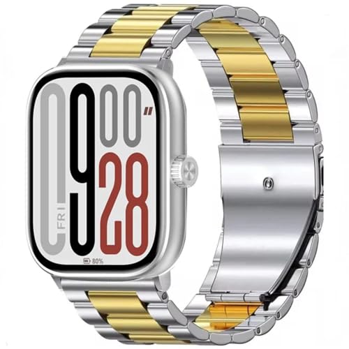 [TYGBFD] Redmi Watch 5�p���^���X�g���b�v�ARedmi Watch 4�p���߉\�ȃX�e�����X�X�`�[���u���X���b�g�AXiaomi�pMi Band 9 Pro�p�AMi Band 8 Pro�p���X�g�o���h�A�V���o�[�S�[���h�AMiband 8 