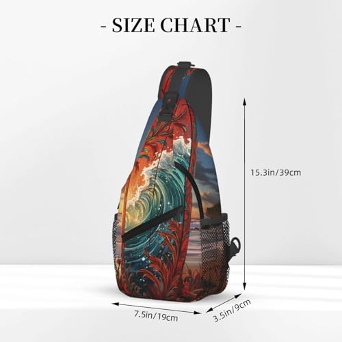 Bolso Pequeño de Bandolera para Senderismo en Negro miniatura 3