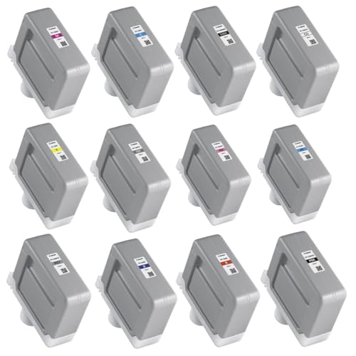 Canon PFI-1300 330ml Pigment Ink Tank for imagePROGRAF Large Format Printers - Includes Matte/Photo Black, Cyan, Magenta, Yellow, Photo Cyan, Photo Magenta, Gray, Photo Gray, Red, Blue, Chroma Opt