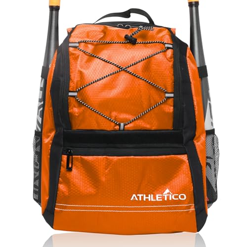 Athletico Youth Baseball Bag - Bat Backpack for Baseball, T-Ball