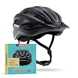 Komfort, der bleibt - Dieser Helm ist mit weichen, qualitativ hochwertigen Polstern ausgestattet, die Kopf und Kinn umschmeicheln, sowie einem präzise anpassbaren Kopfband und einem ergonomischen Design, das Druckpunkte vermeidet. Mit einer Kopfgröße von 55-61cm eignet er sich hervorragend für Jugendliche und Erwachsene (Damen & Herren).