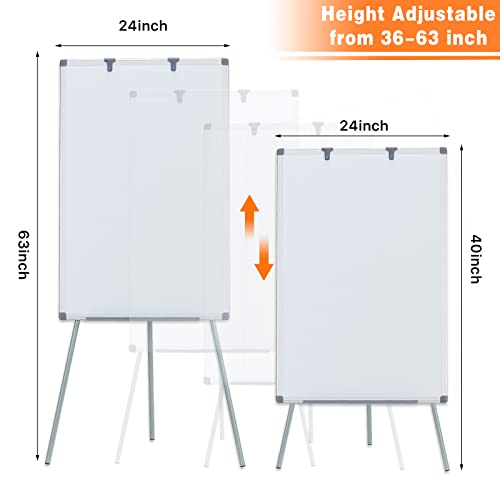Makello Dry Erase Easel Quarterly Whiteboard Calender Combo, 36X24 Inches #TOP1