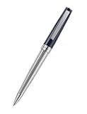 Montegrappa Armonia Palladium Resin and Brass Ballpoint Pen in Navy Blue - 138 mm Length - Includes Refill ISA1MBAD