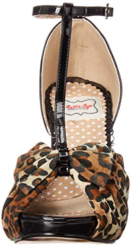 Bettie Page Women's 412-Bessie Peep Toe Pump2