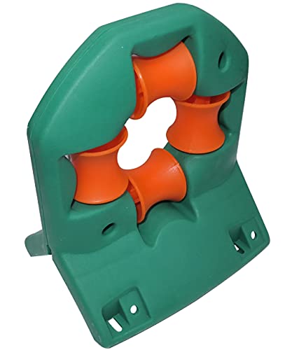 AERZETIX - C48742 - Rollenführung für gartenschlauch halterung 3/4'' 1'' max Ø50mm- 145x111x175mm - kunststoff - gartengerät