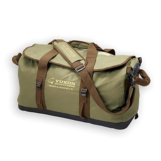 Yukon Outfitters Outdoor Camping Hiking Low Country All Weather Duffle Bag, X-Large - 90L