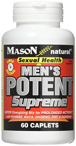 Mason Vitamins Men's Potent Supreme Caplets, 60 Count