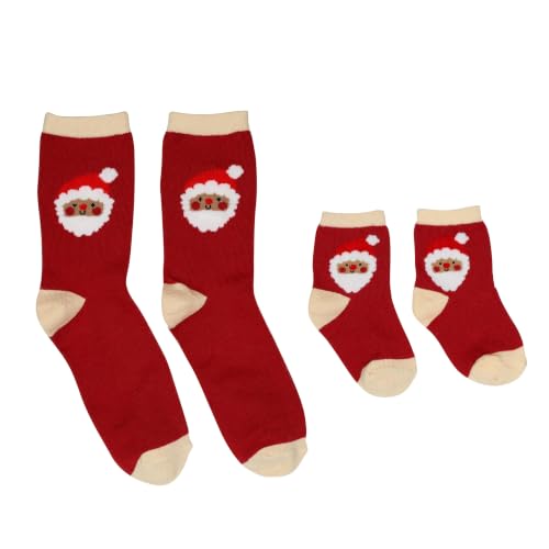 Pearhead ILY Matching Clothing Set, Unisex Adult, Baby and Toddler Holiday Gifts, Novelty Accessories, Christmas Santa, One Size