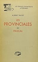 Les Provinciales De Pascal (sfelt) 0320050548 Book Cover