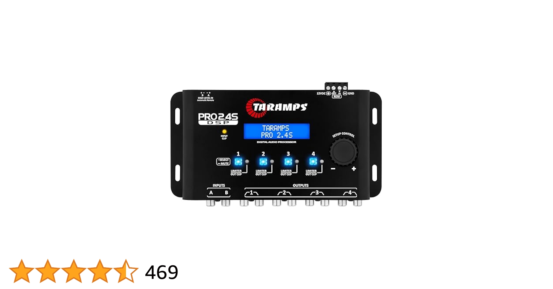 PRO2.6S TARAMPS クロスオーバープロセッサーイコライザー