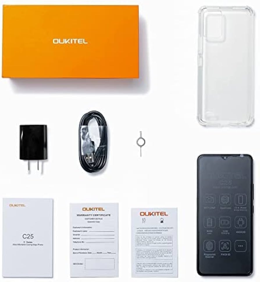 Amazon | [2023新登場] OUKITEL C25 SIMフリースマホ本体6.52インチHD+