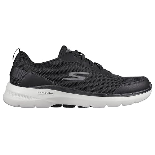 Image of Skechers Mens GO Walk 6 - Bold Knight Black Walking Shoes