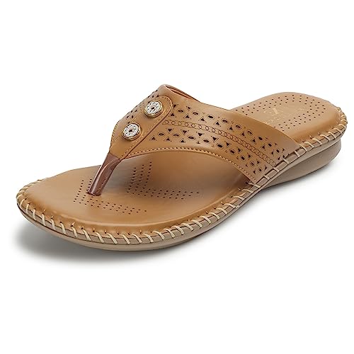 Image of XE Looks Doctor Ortho, Comfortable & Stylish Slippers For Women & Girls | Lightweight, Casual Design | Soft Cushion Footbed for Walking, Working, All Day | Good for Knee & Foot Pain