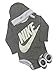 Nike Baby-Set Mütze Strampler Socken (0-6 Monate 60-70 cm, Grau/Weiß)