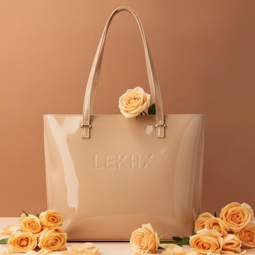 Image of LX LEKHX Women's Tote Bags - Stylish Handbags for Office, College & Party Use | Spacious & Trendy Shoulder Bag for Work, Casual & Evening | Durable, Lightweight & Fashionable Tote for Women