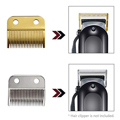 Andoer Lâminas de tesoura Lâmina de corte em aço inoxidável Lâminas de substituição para tesoura sem