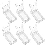 6 Stück Acryl Display Ständer, Verstellbar Tellerständer,Kartenständer