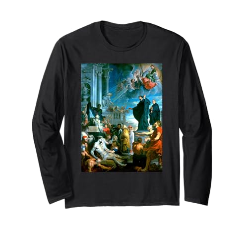 Francis Xavier Art baroque de la Renaissance par Peter Paul Rubens Manche Longue