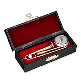 Taille adorable : ce mini trombone en cuivre reproduit parfaitement l'instrument dans une échelle à la fois visuellement attrayante et lui permet d'orner n'importe quel endroit, mini décor, décoration de maison de poupée