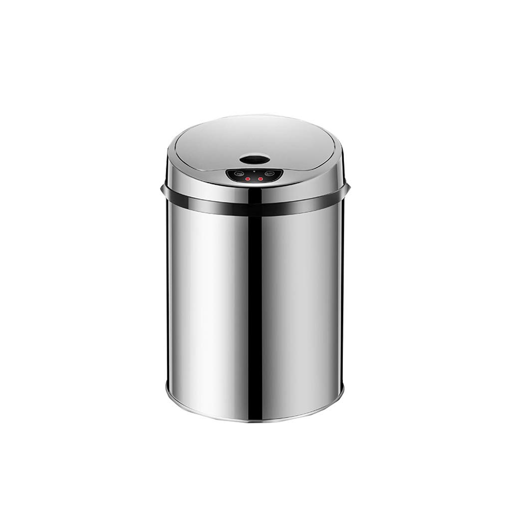 Poubelle à induction electrique contre les odeurs grand modele inox 9L