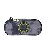 Maricart | Astuccio Ovale Lonsdale per Scuola Media e Superiore da Ragazzo o Ragazza con Scomparto Unico e Zip - Astuccio Baulotto University Grey