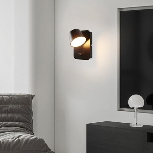 Lámpara de pared interior LED rectangular con luminosidad ajustable de aluminio 7