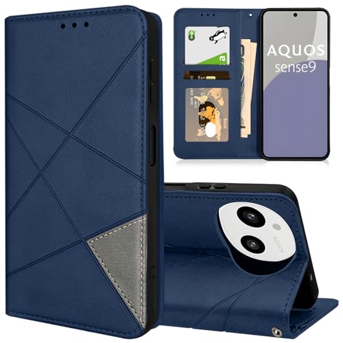 LONGINTIAN For AQUOS sense10 sense9 �P�[�X �蒠�^ SH-53E SHG14 �J�[�h���[ ���z�^ �J�o�[ aquos�Z���X9�p �ϏՌ� �L�b�N�X�^���h�@�\ Sharp Sense10 �X�}�z�P�[�X PU���� TPU�f�� 