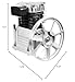 3HP Air Compressor Pump Head, Twin Cylinder Piston Design - 250L/Min (66GPM) High Flow, Aluminum Air Compressor Motor Pump Head Replacement, Low Noise Portable Air Tool