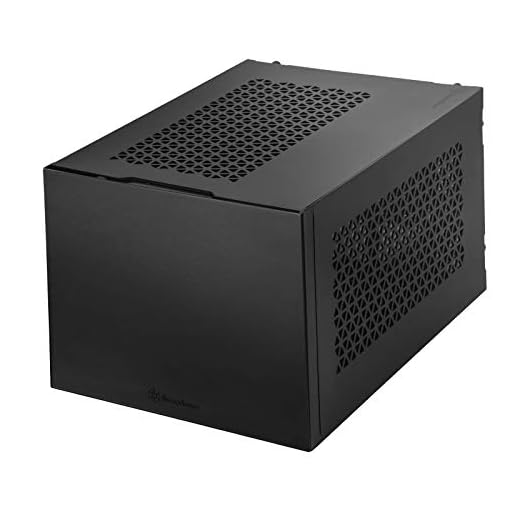 SilverStone Technology SUGO 15, SG15, Black, Mini-ITX, Aluminum, Supports 3 Slot Full Length GPUs / ATX PSU / 240mm AIO, USB Type-C x 1, SST-SG15B