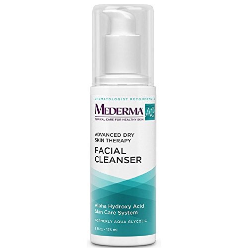 Mederma (Aqua Glycolic) Advanced Dry Skin Therapy Facial Cleanser, 6 oz (Pack of 2)