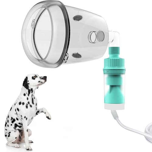 STARSUM Dog Lying Nebulizer Cup and Dog Inhaler Mask, Pet Oxygen Mask for Large Dogs (Nebulizer Device Not Included) L
