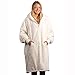Produktbild The Big Softy Oversize Hoodie Decke | Kuschelpullover | Sherpa Decken Pullover | Riesen Deckenpullover | Comfy Oversized Sweatshirt Blanket | Damen | Herren | Einheitsgröße | Elfenbeincreme