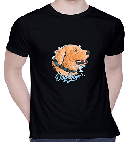 Image of CreativiT Graphic Printed T-Shirt for Unisex Dog Lovers Tshirt | Casual Half Sleeve Round Neck T-Shirt | 100% Cotton | D00663-64