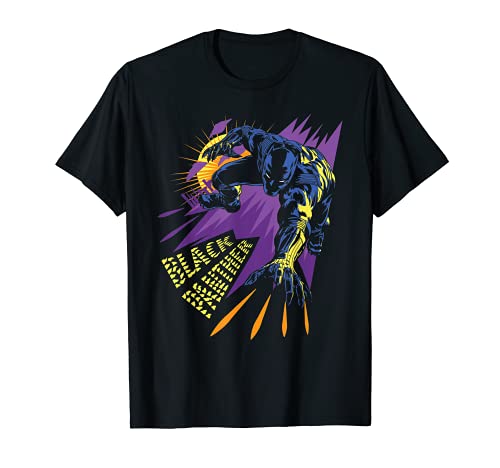 Marvel Black Panther Claw Marks Comic T-Shirt T-Shirt