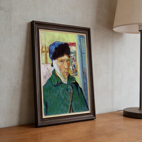 Affiches sur toile décorative Van Gogh autoportrait 30cm - 5