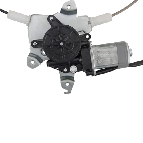 Image of TRQ Rear Driver Side Power Window Motor and Regulator Assembly Power Compatible with 2007-2012 Nissan Altima 2009-2014 Maxima Without Auto Down Feature