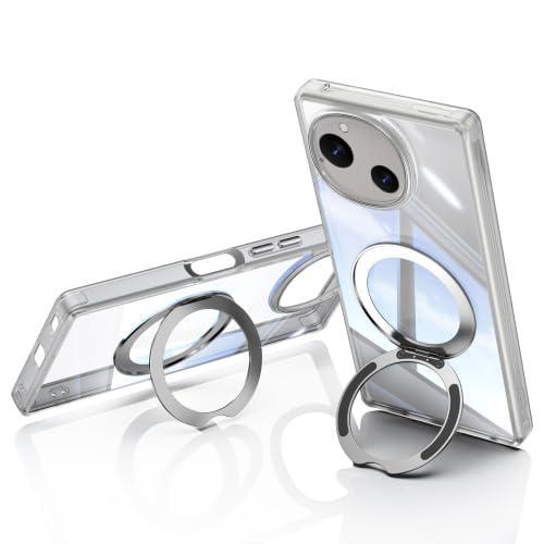 KOOLRIVER�EFor AQUOS R11 �P�[�X �N���A �ϏՌ� �J�o�[ ���b�L �w�� ���� ��̌^�����O�t�� �X�^���h�@�\ �}�O�l�b�g���ԍڃz���_�[�Ή� For �V���[�v �A�N�I�XR11(�z���C�g)